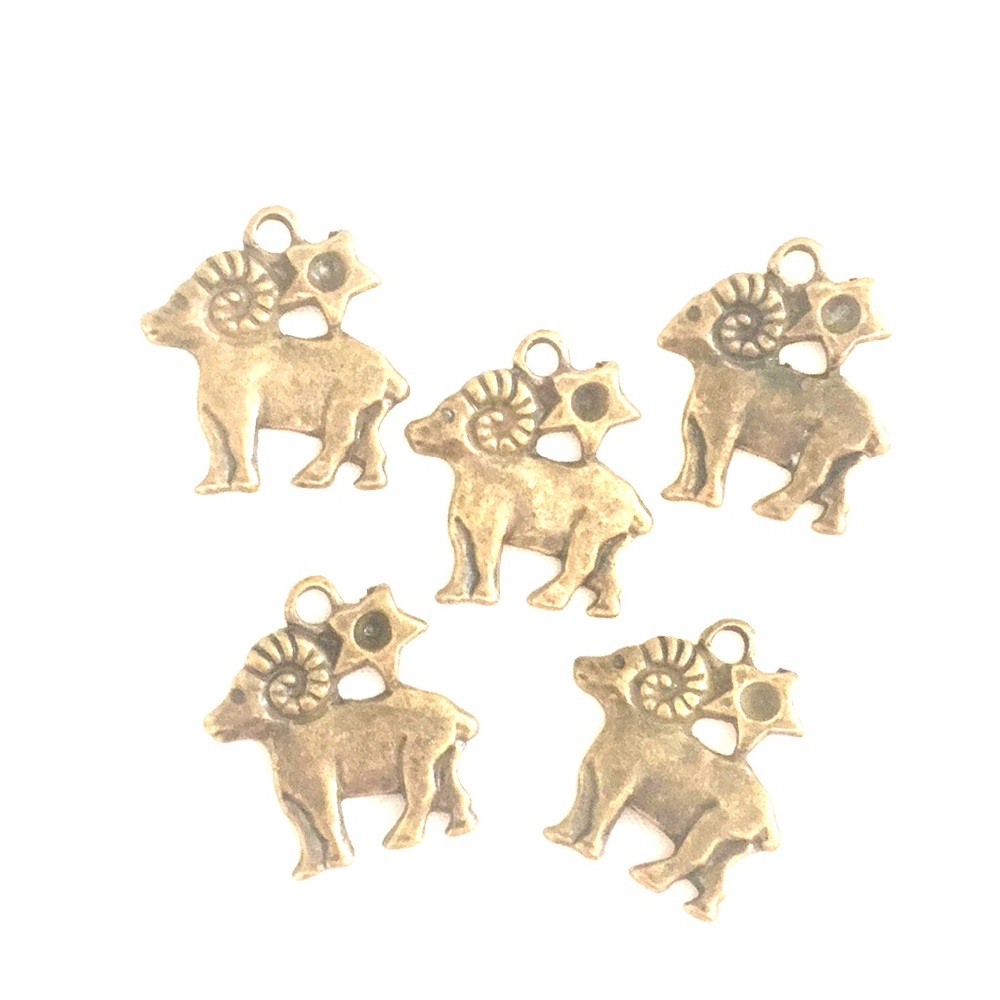 NWOT Bronze Ram Charms